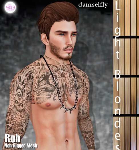 **DD**Damselfly Roh Non-Rigged Mesh Light Blondes