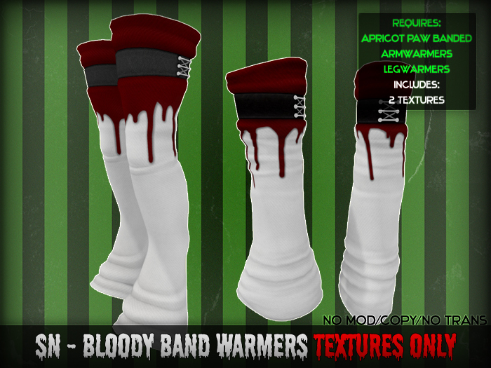 SN - AP Bloody Band Warmers TEXTURES ONLY