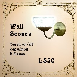 Victorian gas light / sconce