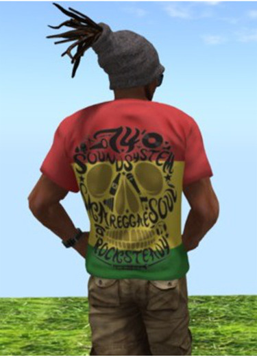 Clothhanger +reggea shirt