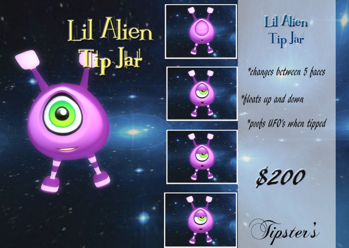 Lil Alien Tip Jar