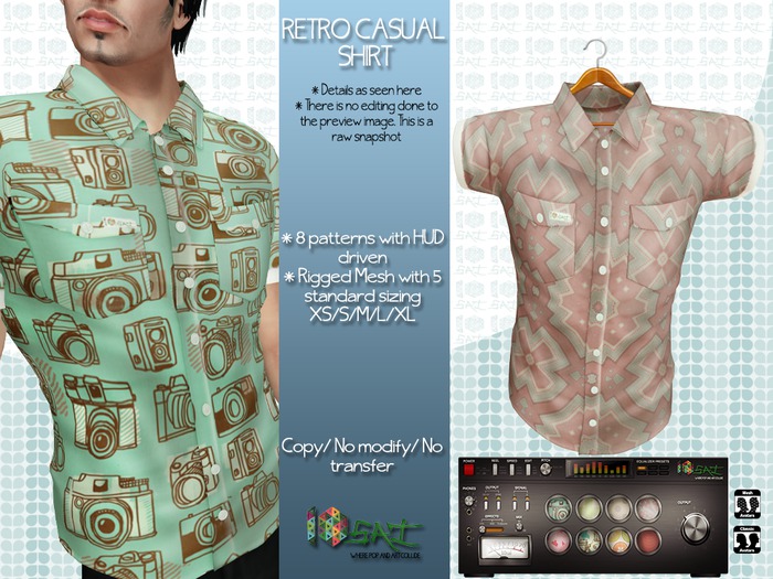 ::10sai:: Retro Casual Shirt
