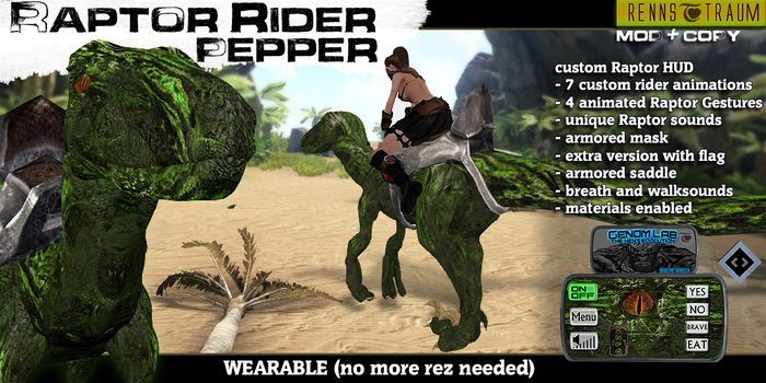 *Renns TRAUM* - Raptor Rider Pepper