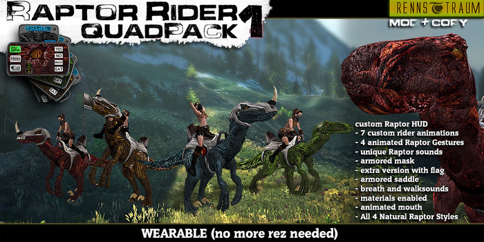 *Renns TRAUM* - Raptor Rider QuadPack