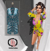 :: FineRain creations.::Carmen Robe Set WBlue
