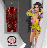 :: FineRain creations.::Carmen Robe Set Red