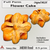 Fantasy China Mesh Flower Cake  full perm