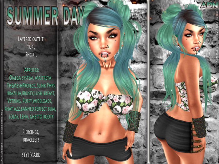 [ADN] SUMMER DAY (Appliers Incl.) (Wear to Unpack )