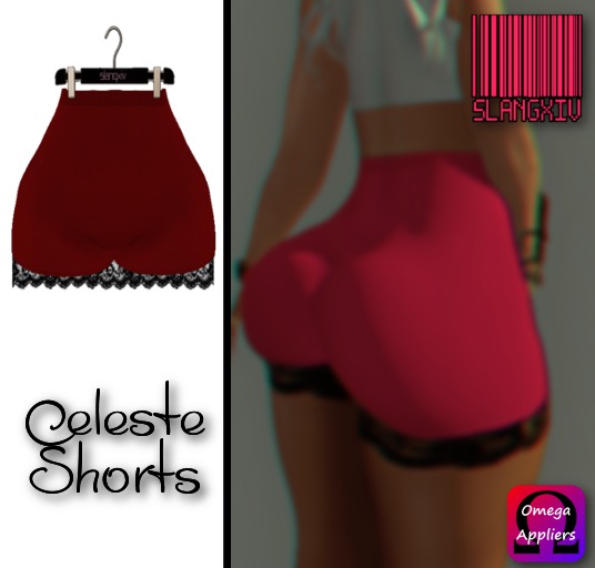 Slang :: Celeste Shorts Azure-