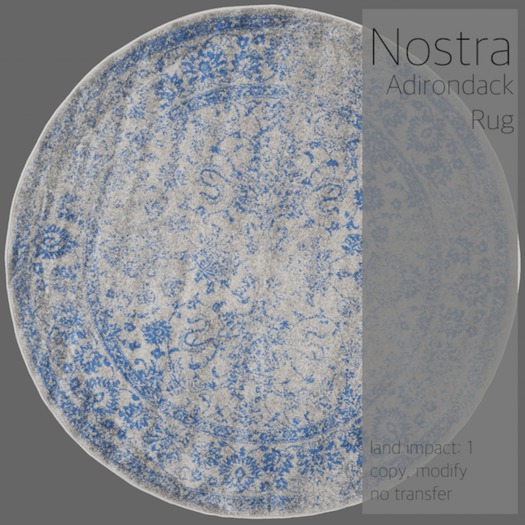 Nostra Adirondack Round Rug 6X6