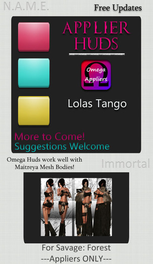 (N.A.M.E.) Applier HUD Savage Forest