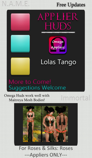 (N.A.M.E.) Applier HUD Athens Black Boxed