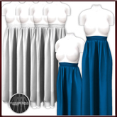 DEMO - LMC Mesh Templates - Mini Skirt Kit II - Fully rigged mini skirt