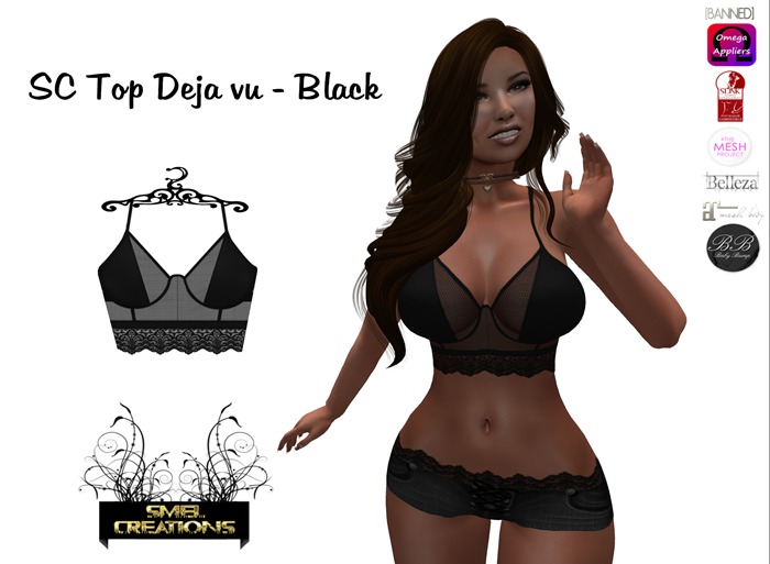 ::. SC Top Deja vu - Black  - Promo