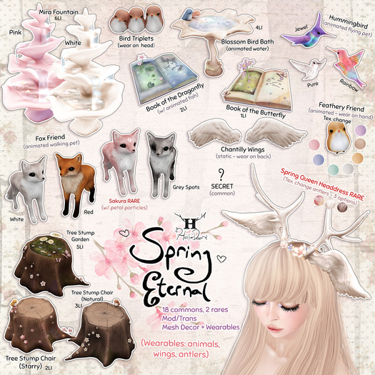 +Half-Deer+ Spring Eternal - Spring Queen Headdress RARE