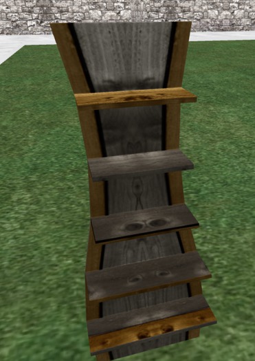 Wooden Shelf Unit (Brown And Grey)