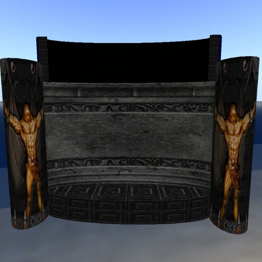 Gothic Mall Kiosk by eYeCandy Sales Displays