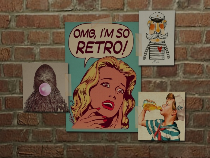*Erin's Ideas* - Retro Poster