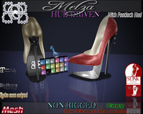 !!BHB!! (sale) {MELZA}WET & WILD HEELS WITH HUD(slink, belleza, maitreya, resize)
