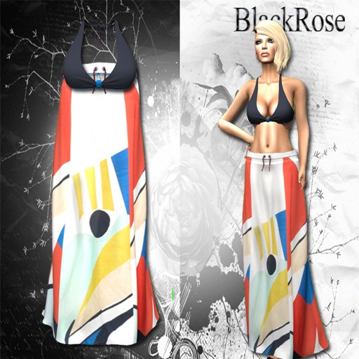 BlackRose Boho Set Colorblock