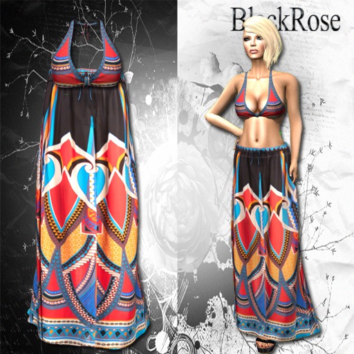BlackRose Boho Set Print Colored