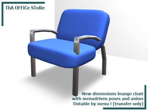 New dimensions lounge chair [boxed]