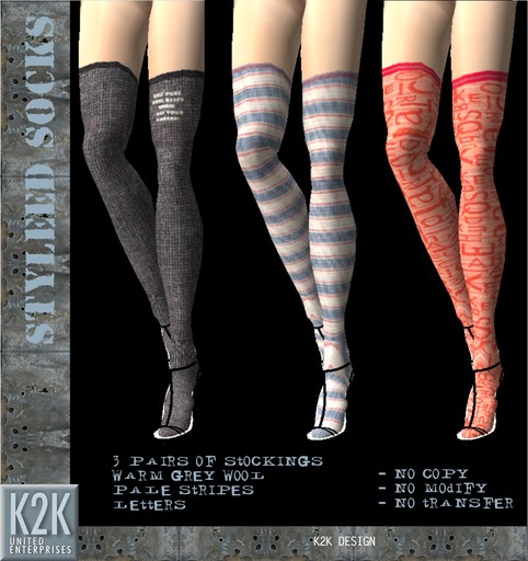 styled socks
