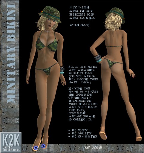 minitary bikini