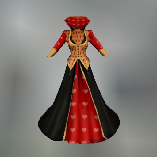 Queen of Hearts Wonderland Mesh Dress box