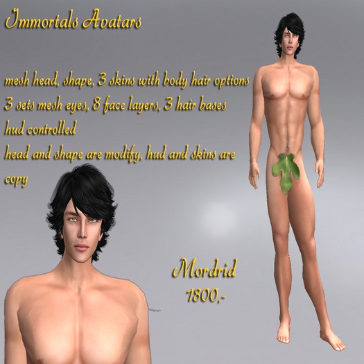 IMMORTALS FS TANYA MESH HEAD & AVATAR