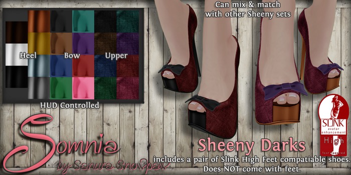 .: Somnia :. Sheeny {Darks} {Crated}