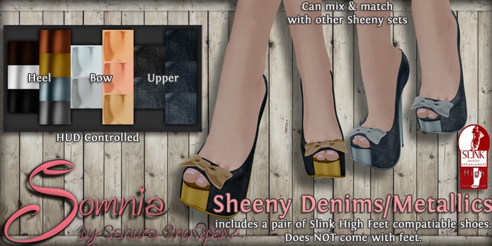 .: Somnia :. Sheeny {Denims/Metallics} {Crated}