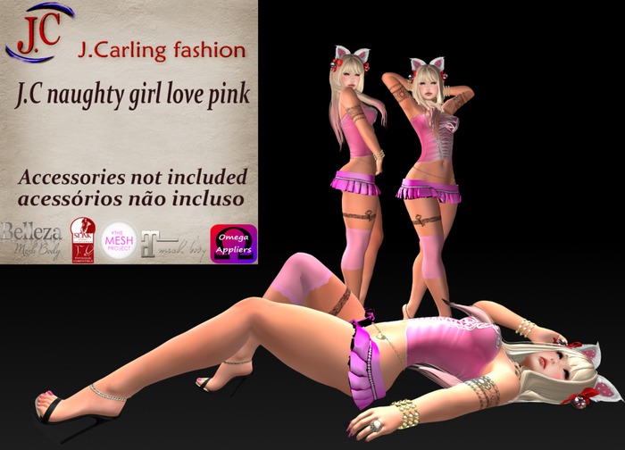 J.C naughty girl love pink