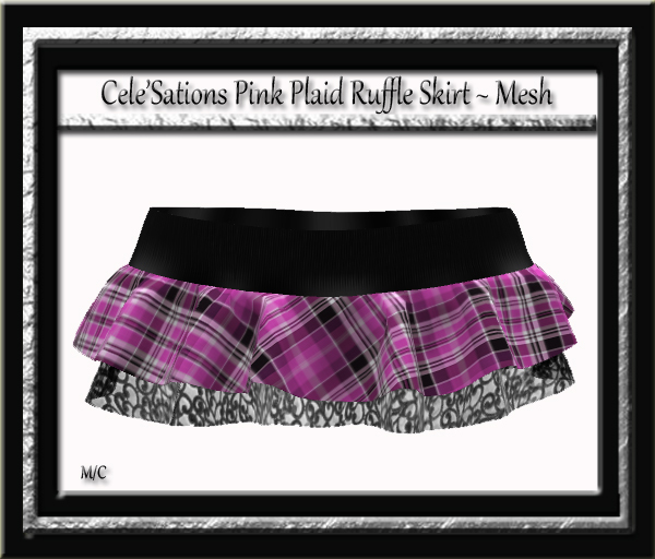 Cele'Sations Mini Skirt A MESH Pk
