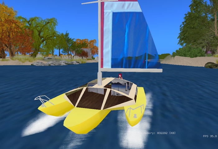 Mesh Sail with boom 1 prim