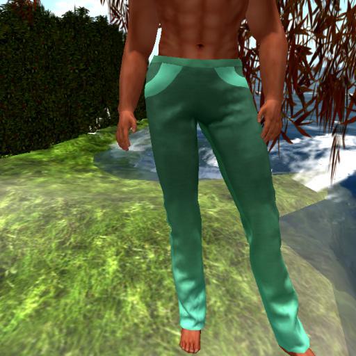 guy sweatpants 5 green b