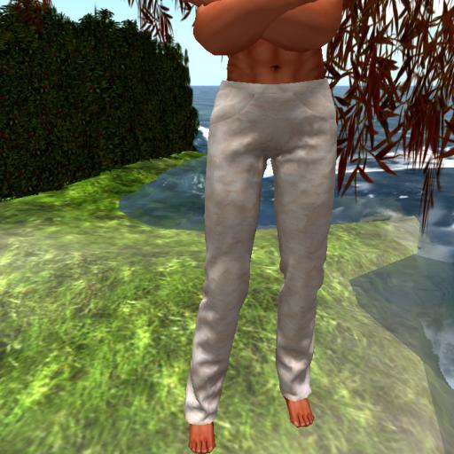Men Sweatpants  beige b