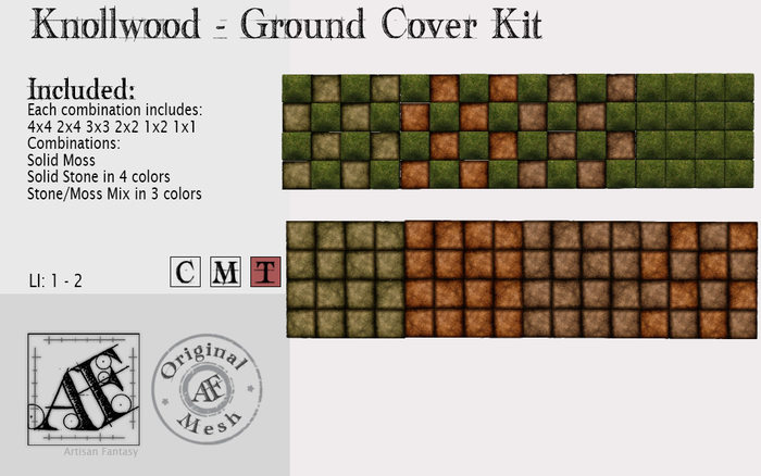 Second Life Marketplace - *AF* Knollwood Ground Cover Kit