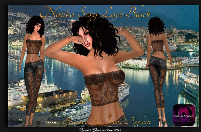*VT* Najika Sexy Lace Black