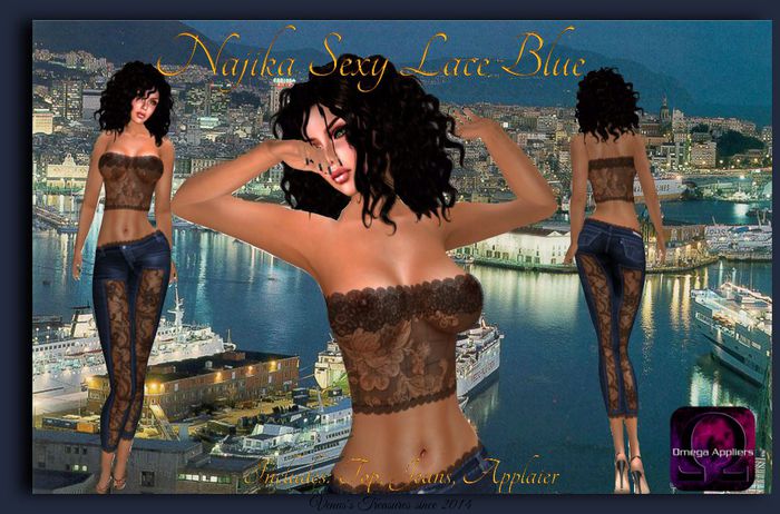*VT* Najika Sexy Lace Blue