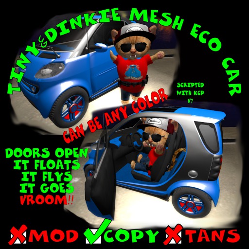 TINY & DINKIE MESH ECO CAR(BOXED)