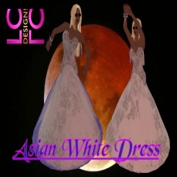 Asian White Dress FULL PERM