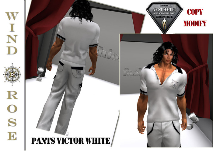 *WR* Pants Victor white (for AESTHETIC/Niramyth)