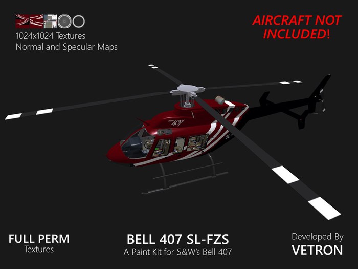 [Vetron] Bell 407 SL-FZS
