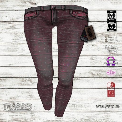 <T > Polka Pant_ blush ( wear me)