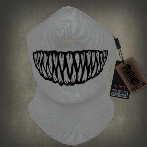 <T >Biker Mask_ pale bite( wear to unpack)