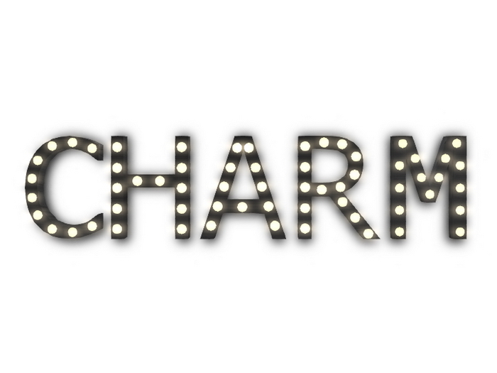 [Px] "CHARM" Illuminated Light Bulbs Sign