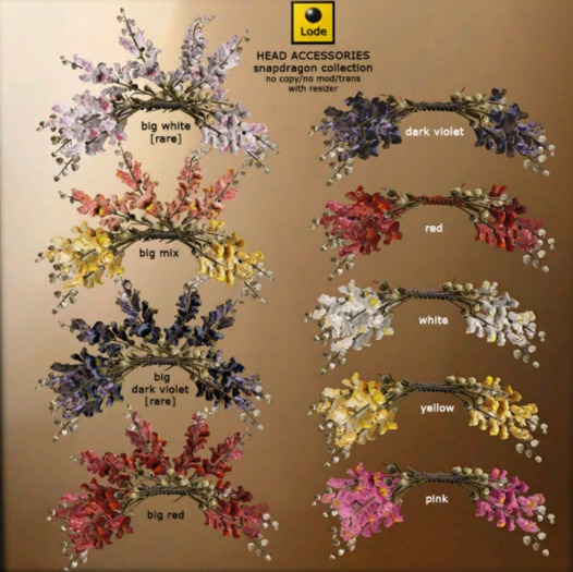 *LODE* Head Accessory - Snapdragon [yellow]