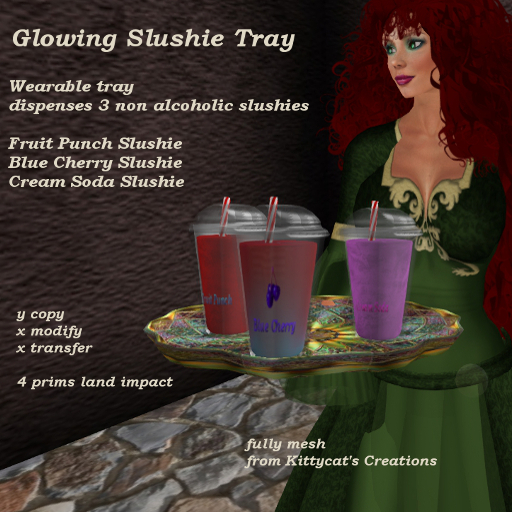 Glowing Slushie Tray non alcoholic Box