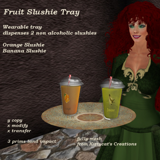Fruit Slushie Tray non alcoholic Box